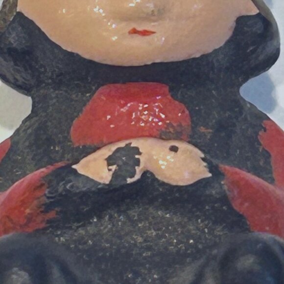 Tiny Miniature Cast Iron Sitting Man Figure - Picture 5 of 10